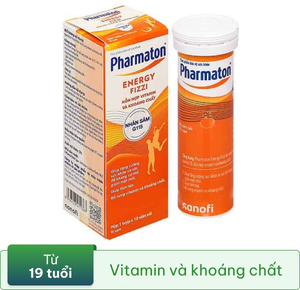 Thực phẩm bảo vệ sức khỏe Pharmaton Energy Fizzi