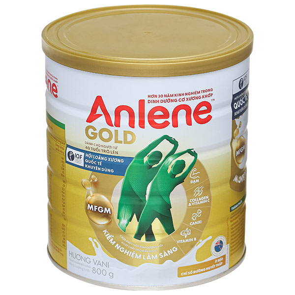 Sữa bột Anlene Gold hương Vani
