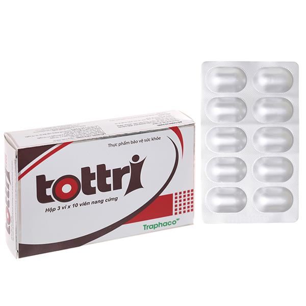 Thực phẩm bảo vệ sức khỏe Tottri hộp 30 viên