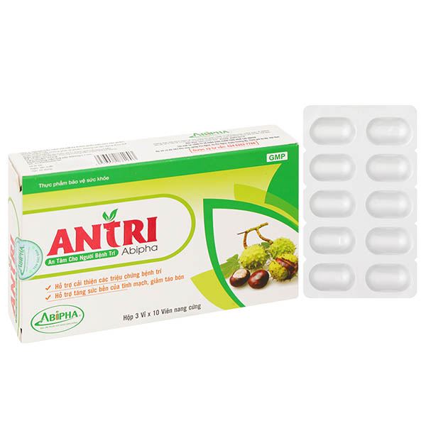 Thực phẩm bảo vệ sức khỏe Antri Abipha hộp 30 viên
