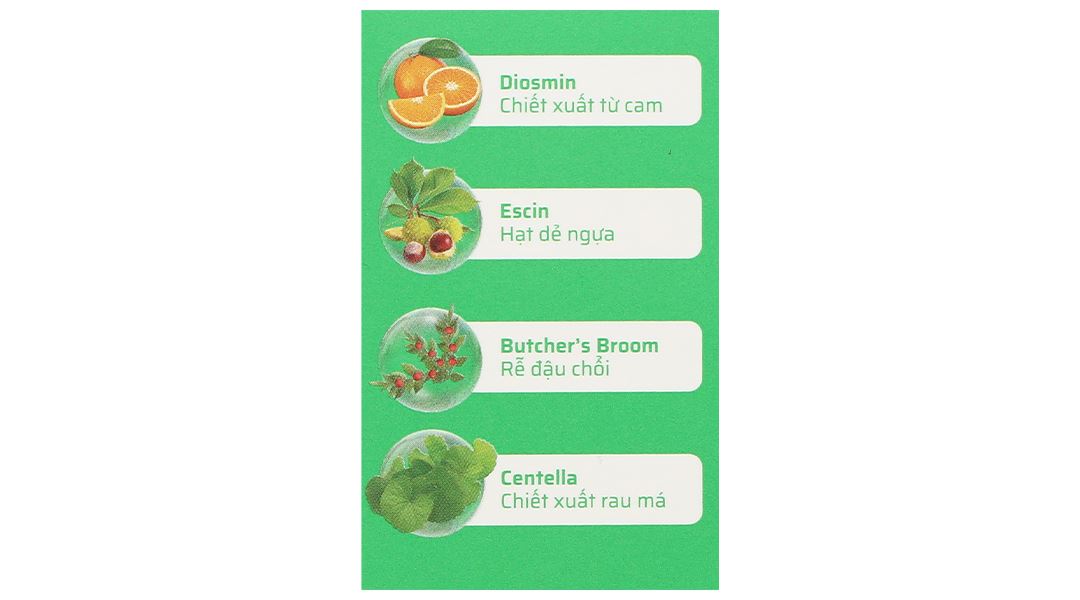 Gel Bôi Giãn Tĩnh Mạch Diosmin Extra tuýp 75ml
