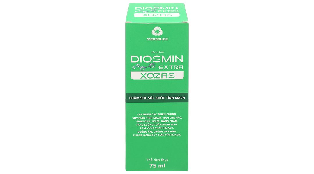 Gel Bôi Giãn Tĩnh Mạch Diosmin Extra tuýp 75ml