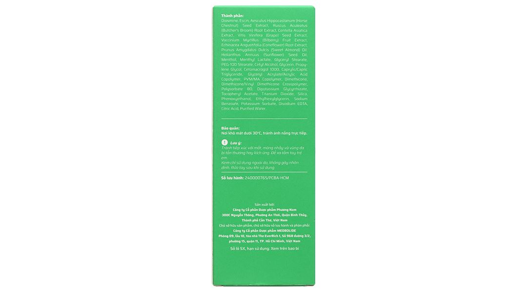 Gel Bôi Giãn Tĩnh Mạch Diosmin Extra tuýp 75ml
