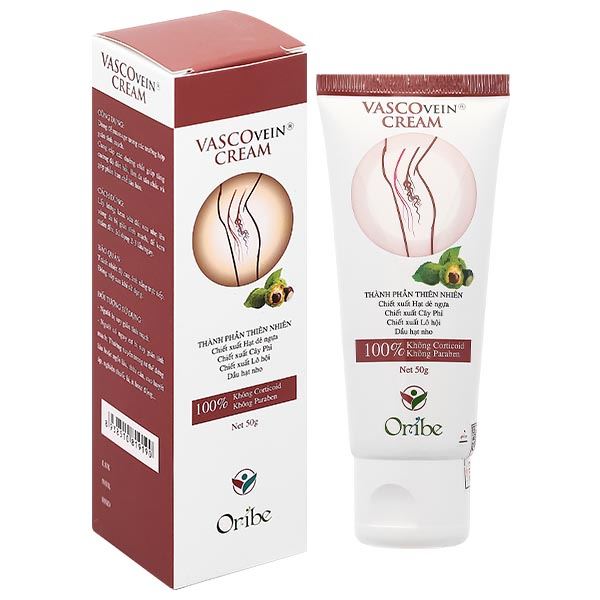Kem Bôi Giãn Tĩnh Mạch Vascovein Tuýp/50Gam