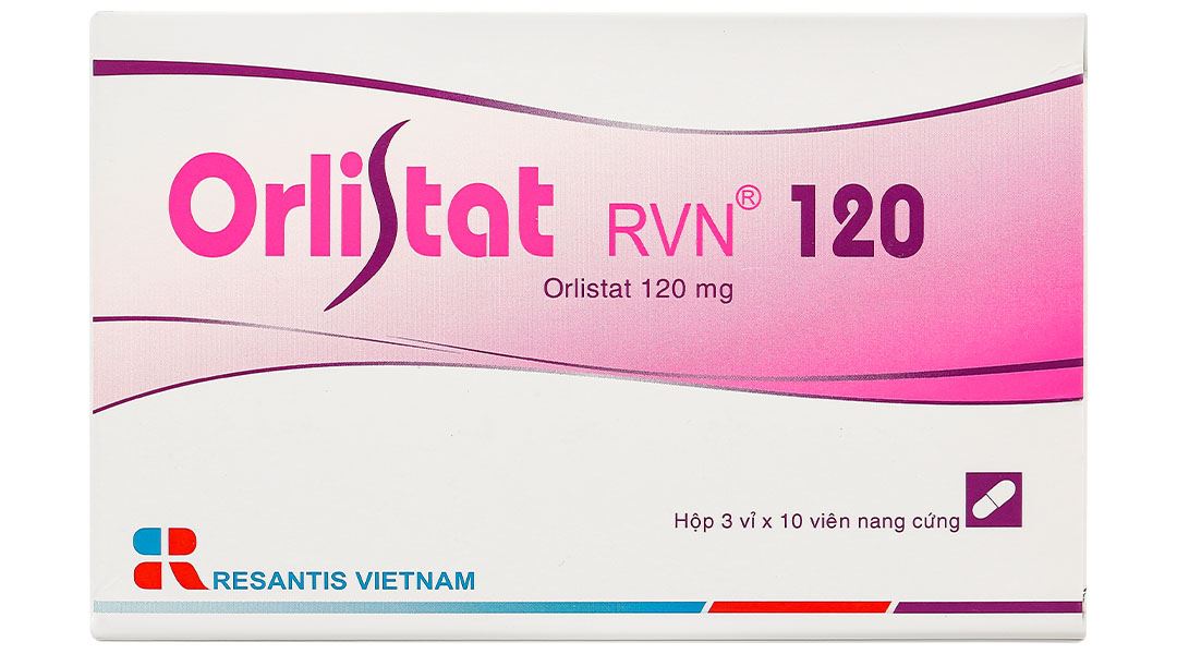 Orlistat RVN 120mg kiểm soát cân nặng, hỗ trợ điều trị béo phì (3 vỉ x 10 viên) - 2