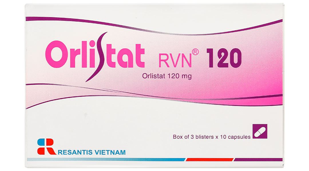 Orlistat RVN 120mg kiểm soát cân nặng, hỗ trợ điều trị béo phì (3 vỉ x 10 viên) - 3