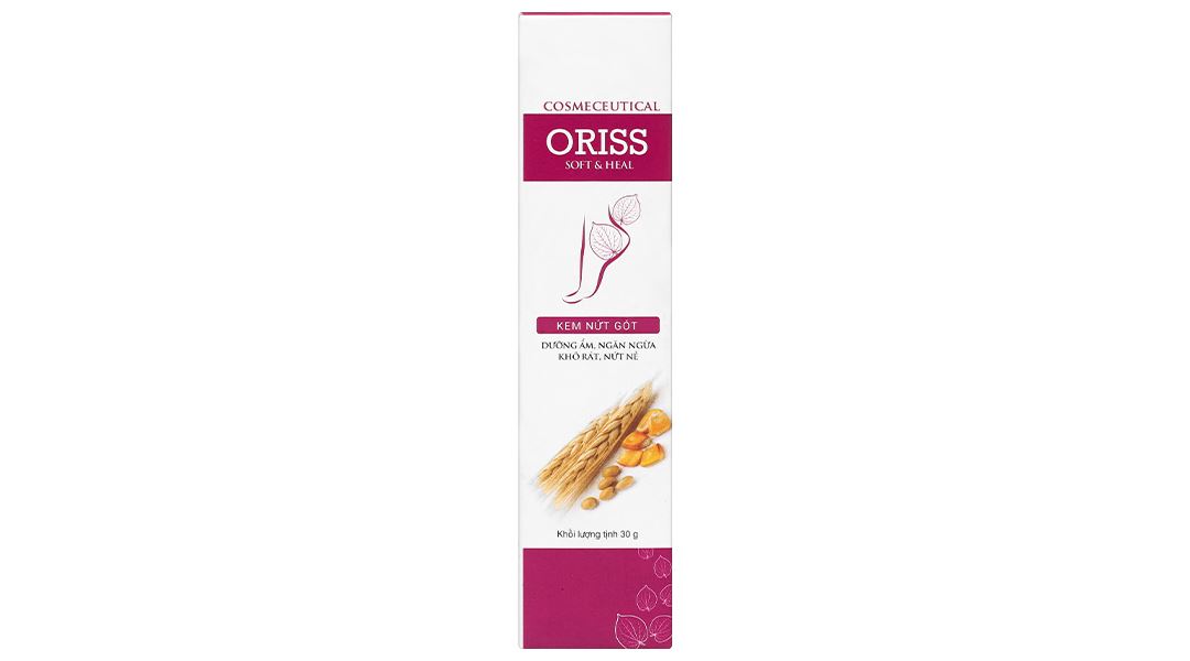 Kem Oriss Soft & Heal giảm nứt nẻ gót chân