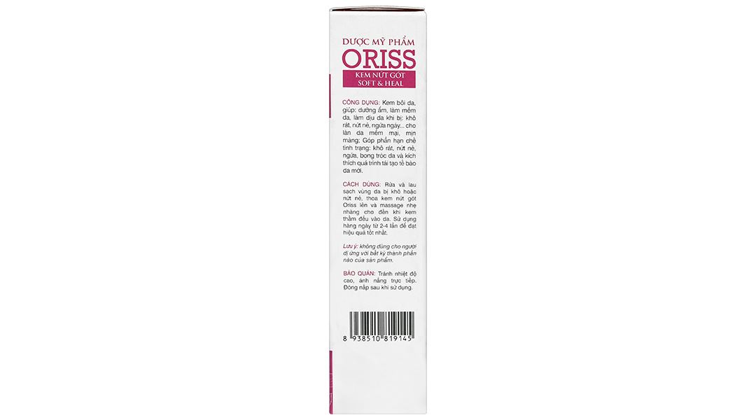 Kem Oriss Soft & Heal giảm nứt nẻ gót chân