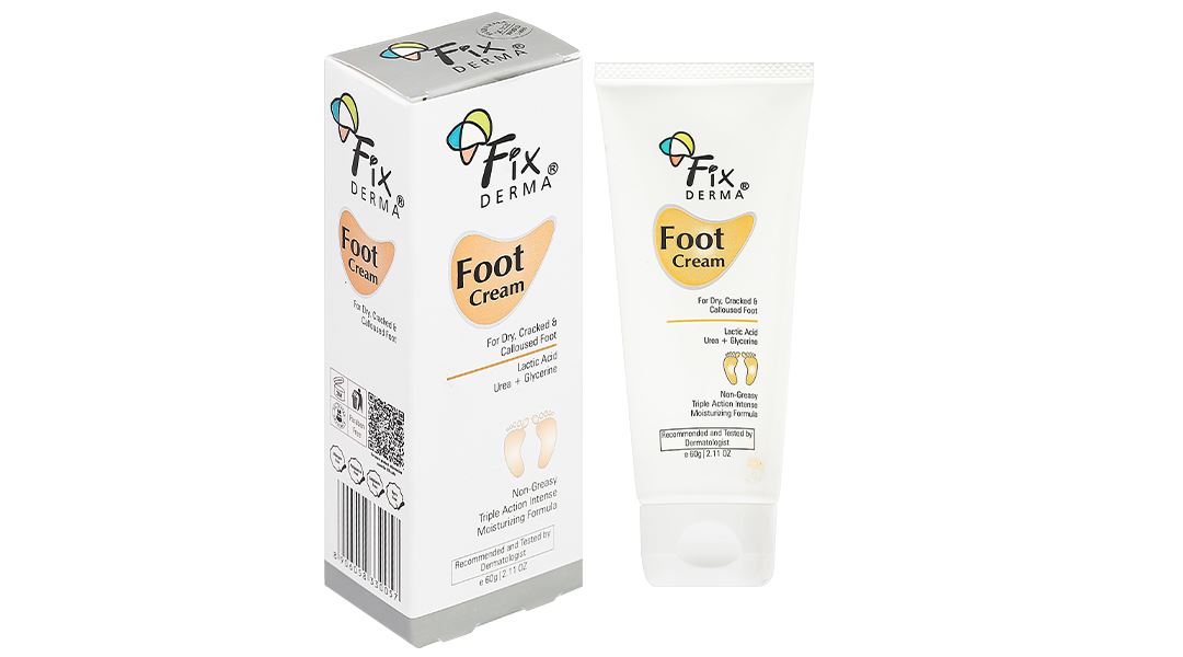 Kem dưỡng Fixderma Foot cấp ẩm làm mềm da gót chân
