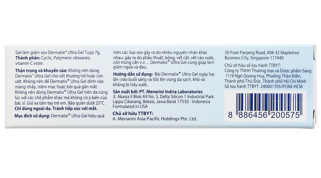 Gel Dermatix Ultra hỗ trợ giảm sẹo, giảm đau ngứa