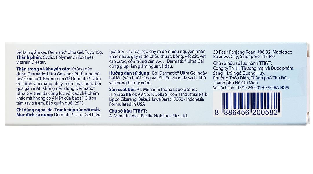 Gel Dermatix Ultra hỗ trợ giảm sẹo, giảm đau ngứa tuýp 7g - 21