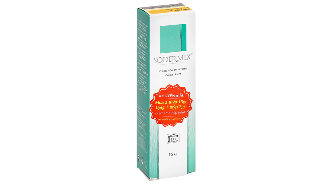 Kem Sodermix hỗ trợ giảm sẹo, viêm da cơ địa