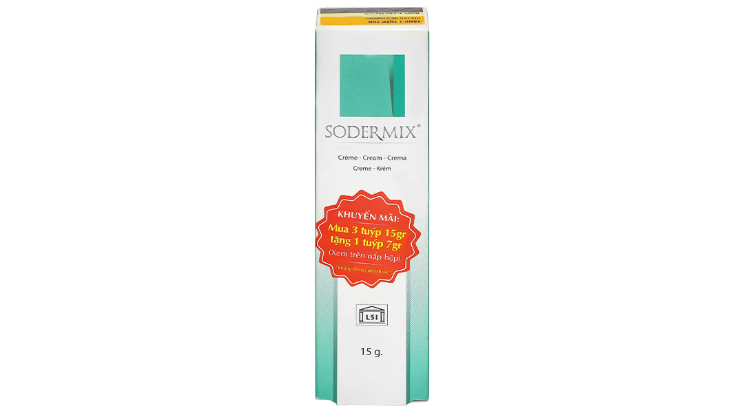 Kem Sodermix hỗ trợ giảm sẹo, viêm da cơ địa