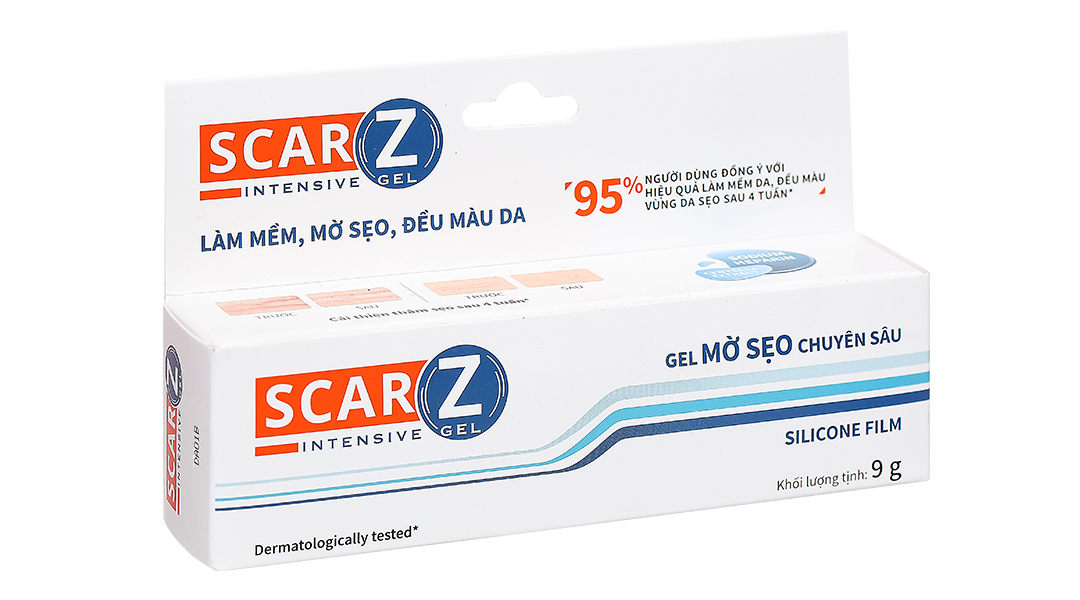 Gel ScarZ Intensive giúp giảm sẹo, mềm sẹo, đều màu da