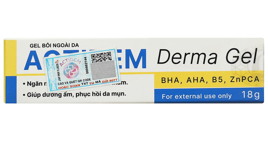 Gel Actidem Derma giảm mụn, mờ thâm