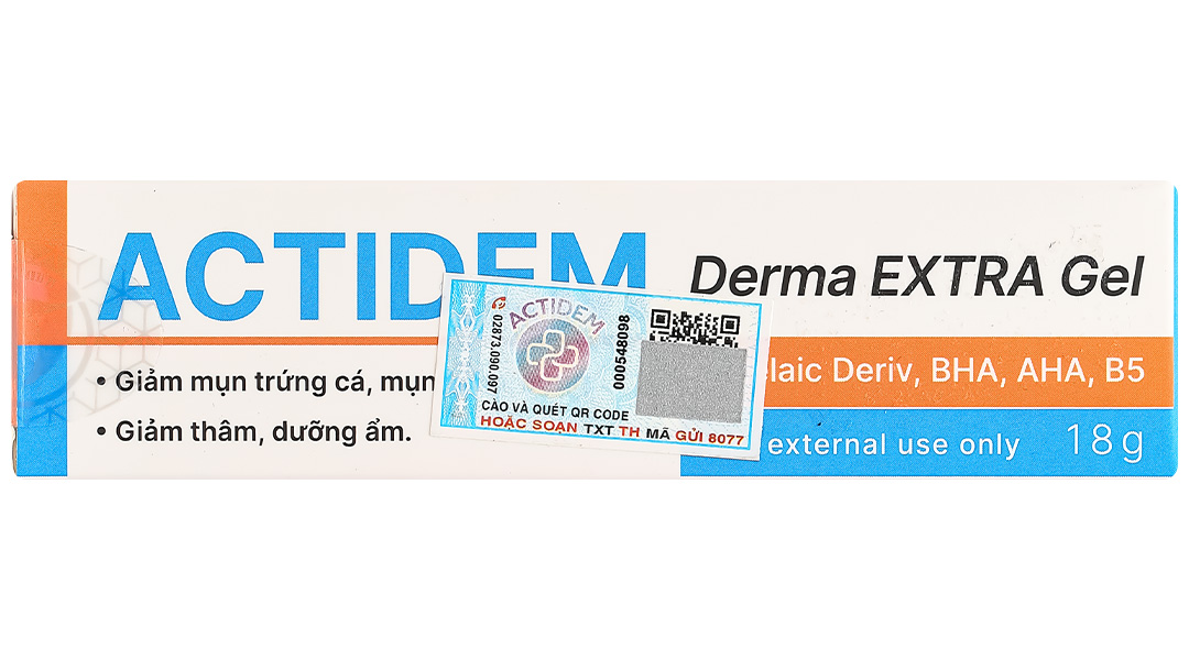 Actidem Derma Extra Gel giảm mụn, mờ thâm