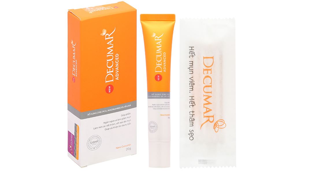 Gel chấm mụn Decumar Advanced giúp dưỡng da, giảm mụn, mờ thâm