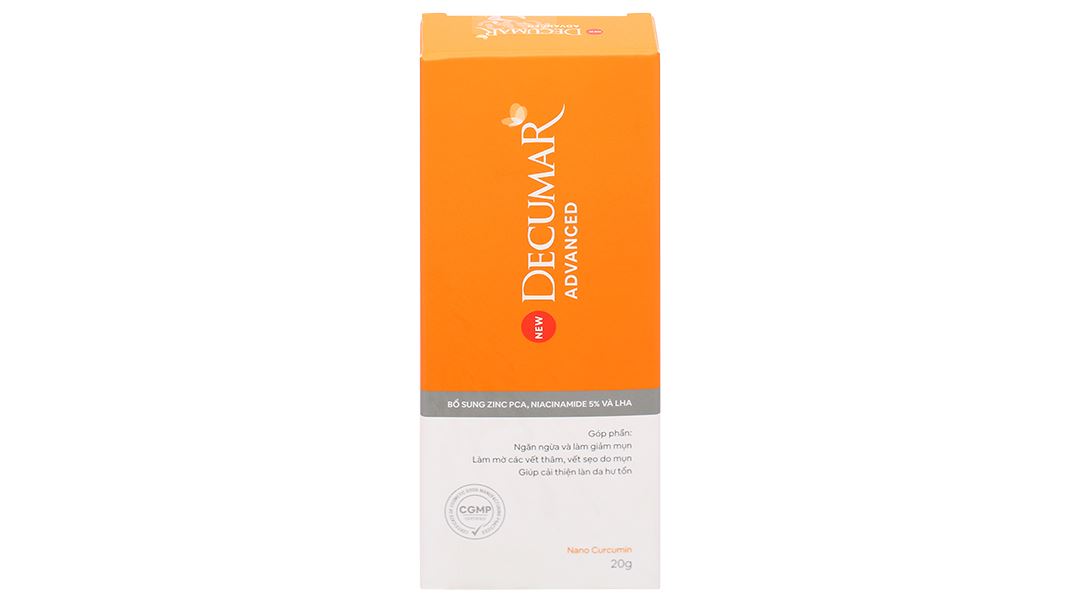 Gel chấm mụn Decumar Advanced giúp dưỡng da, giảm mụn, mờ thâm
