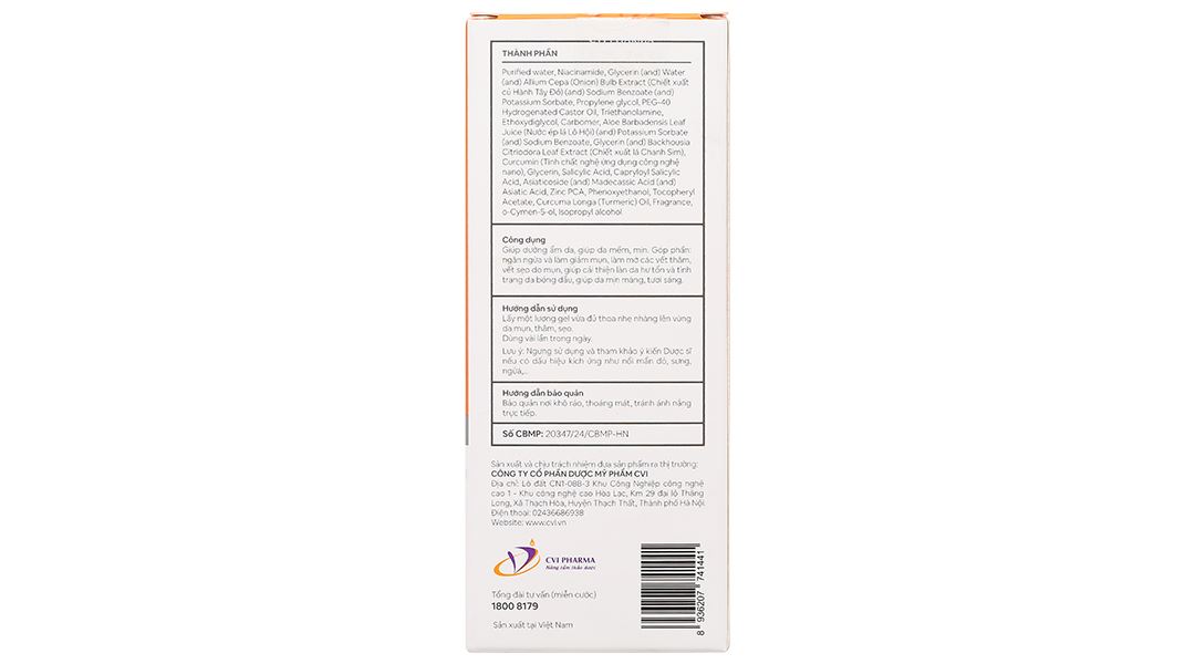 Gel chấm mụn Decumar Advanced giúp dưỡng da, giảm mụn, mờ thâm