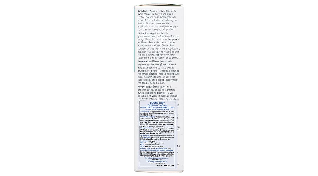 Serum CeraVe Resurfacing Retinol giúp giảm thâm mụn