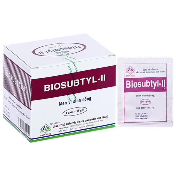 Bột men vi sinh Biosubtyl-II điều trị tiêu chảy, viêm ruột cấp và mạn tính