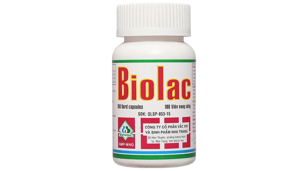 Biolac trị tiêu chảy, táo bón, viêm ruột cấp và mạn tính