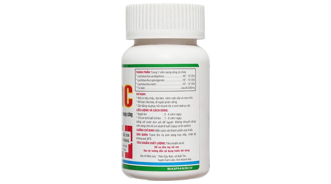 Biolac trị tiêu chảy, táo bón, viêm ruột cấp và mạn tính