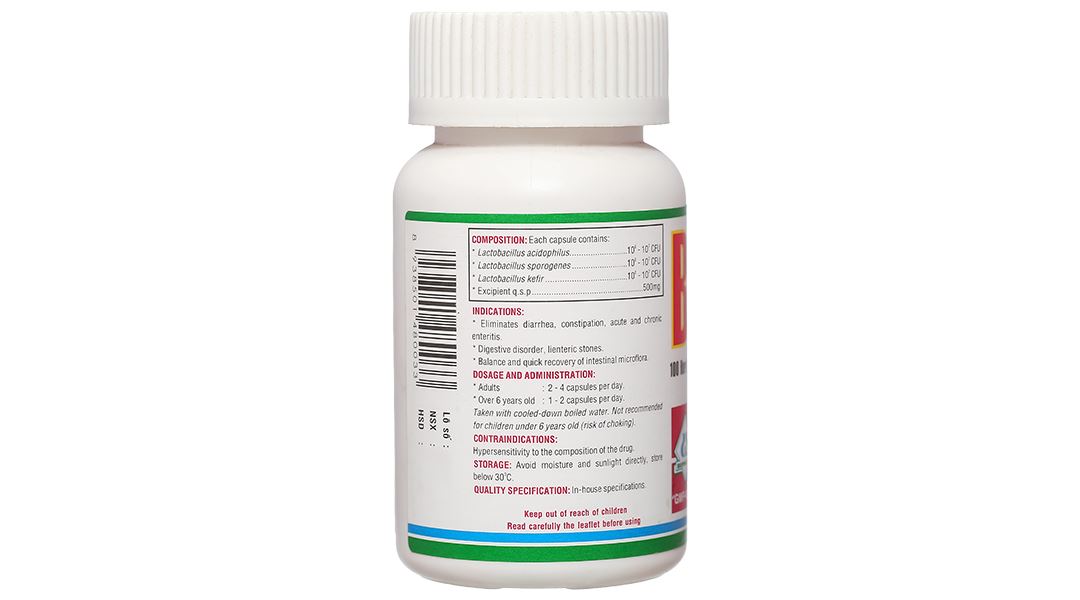 Biolac trị tiêu chảy, táo bón, viêm ruột cấp và mạn tính