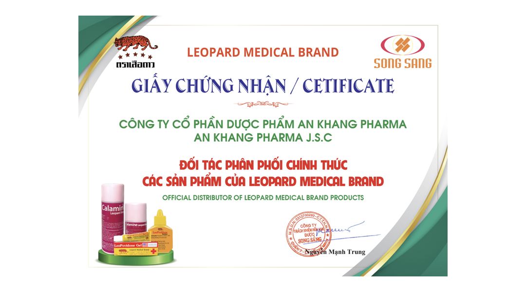 Dung dịch sát khuẩn Leopovidone ngừa nhiễm trùng vết thương ngoài da