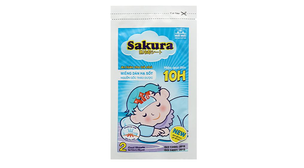 Miếng dán hạ sốt Sakura