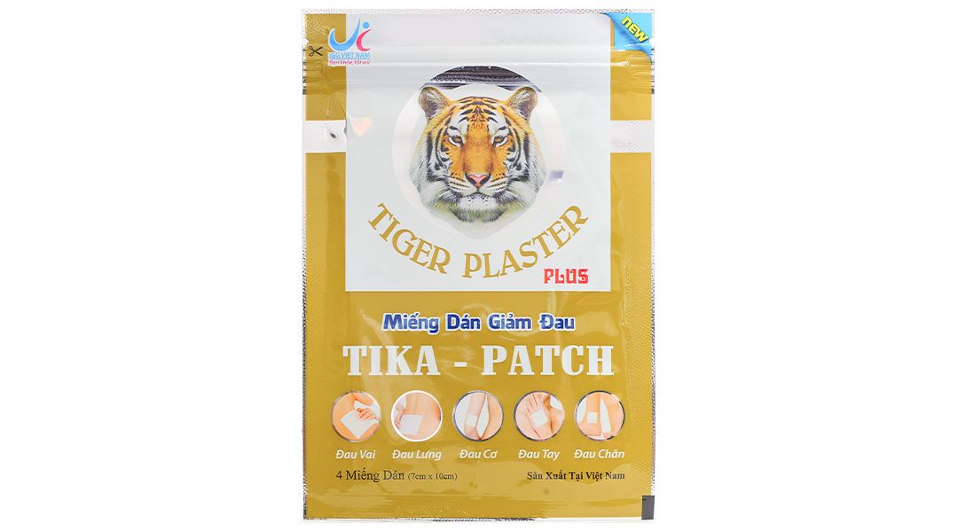 Miếng dán giảm đau Tika-Patch giảm đau cơ, xương, khớp, bong gân - 16