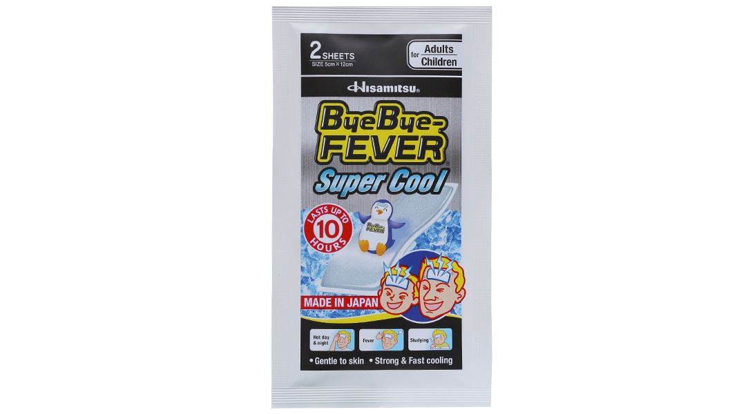 Miếng dán hạ sốt ByeBye Fever Super Cool làm mát mạnh, hạ nhiệt nhanh