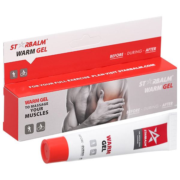 Starbalm Warm Gel làm ấm cơ và thư giãn cơ, hỗ trợ giảm đau tuýp 25ml