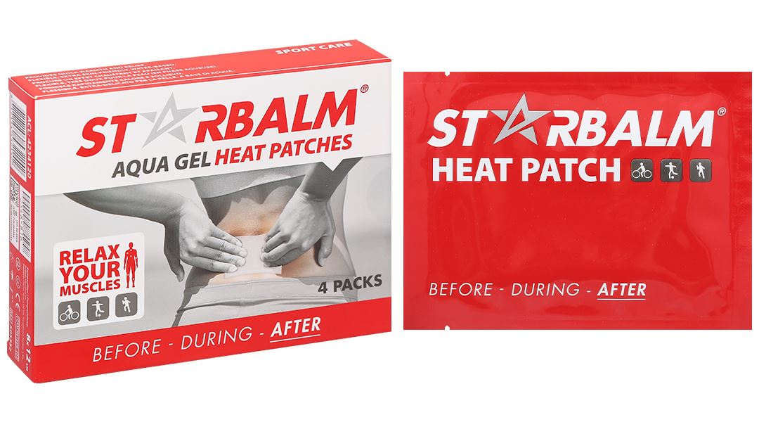 Miếng dán nhiệt Starbalm Heat Patch làm ấm, giảm đau nhức cơ, khớp