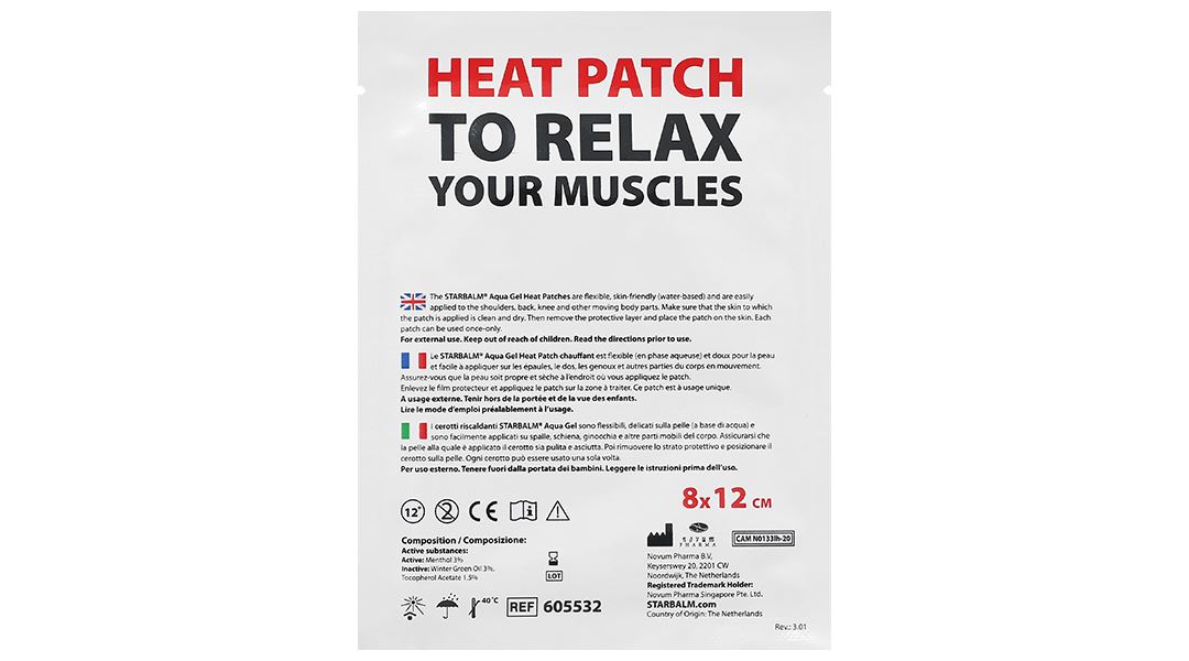 Miếng dán nhiệt Starbalm Heat Patch làm ấm, giảm đau nhức cơ, khớp