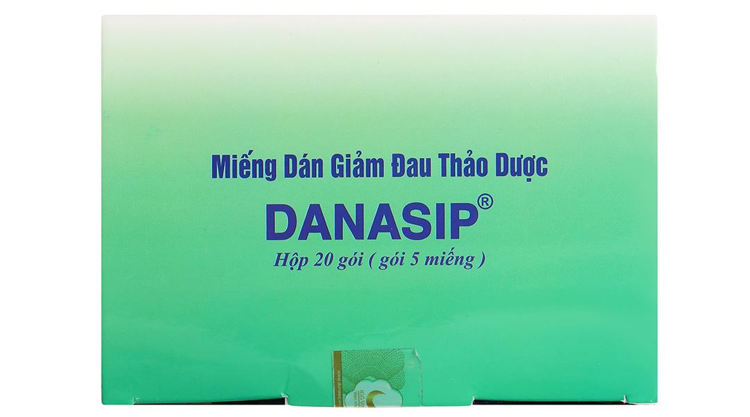 Miếng dán giảm đau thảo dược Danasip