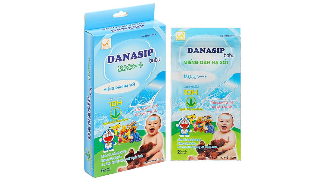 Miếng dán hạ sốt Danasip Baby