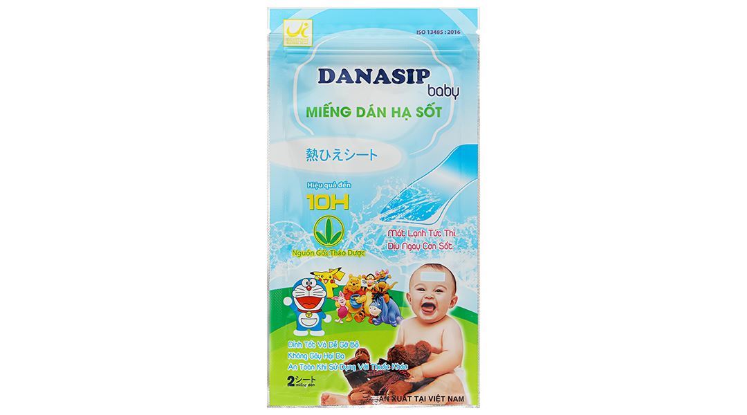 Miếng dán hạ sốt Danasip Baby