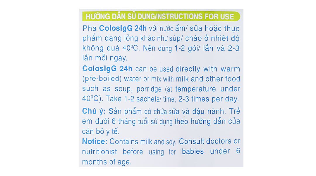 Sữa Non Colosigg 24h