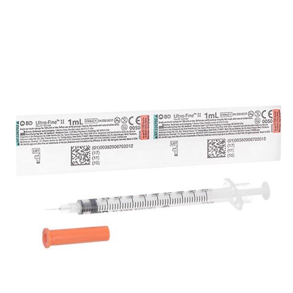 Bơm kim tiêm Insulin BD Ultra-Fine II 1ml 30G x 8mm gói 1 cái