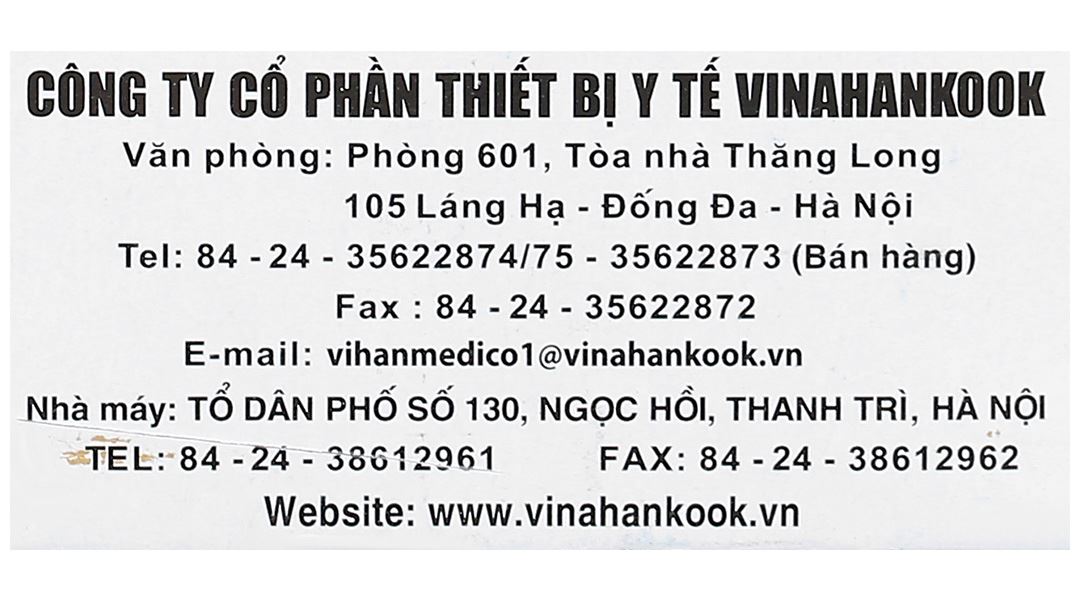 Bơm tiêm sử dụng một lần Vinahankook 1ml/cc 26G x 1/2’’