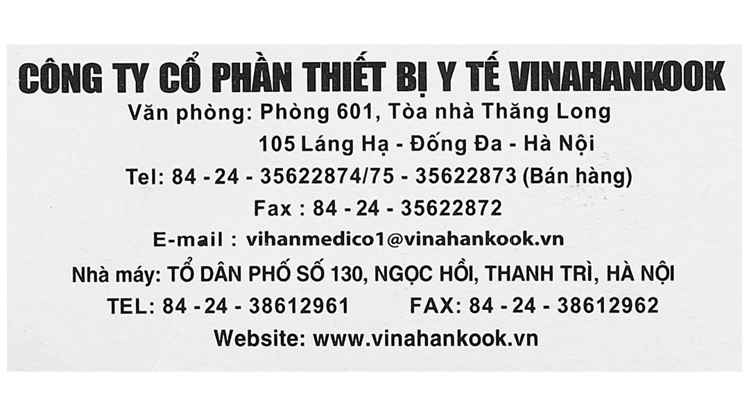 Đầu kim tiêm sử dụng một lần Vinahankook 25G x 1’’