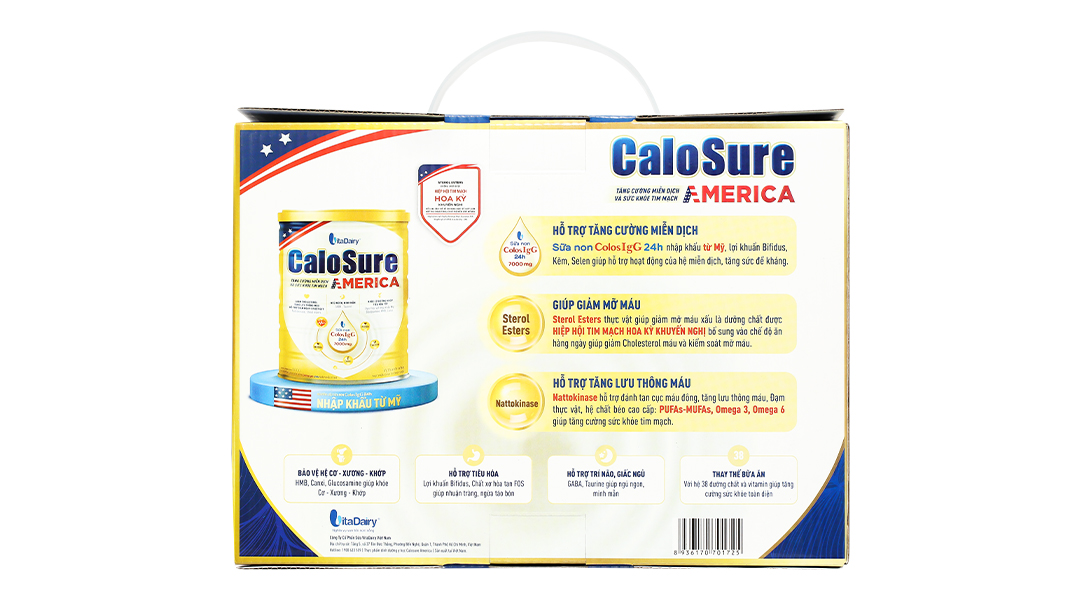 Thực phẩm dinh dưỡng y học Calosure America