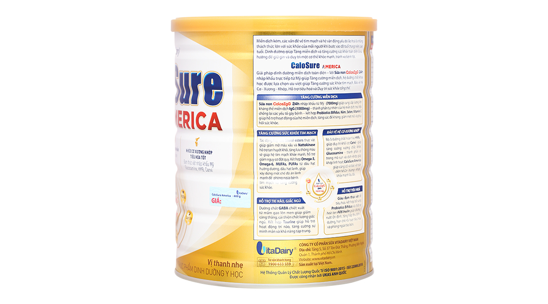 Thực phẩm dinh dưỡng y học Calosure America