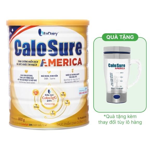 Thực Phẩm Dinh Dưỡng Y Học Calosure America lon 800g