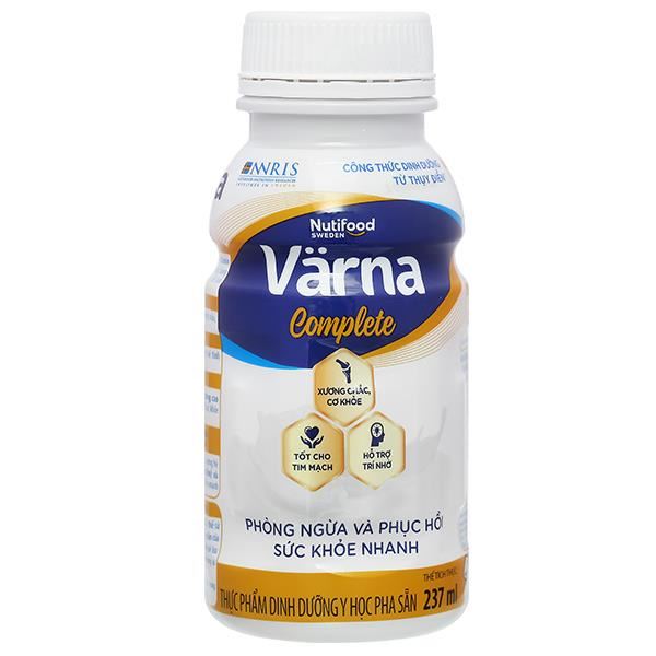 Sữa Nước Dinh Dưỡng Varna Complete chai 237ml