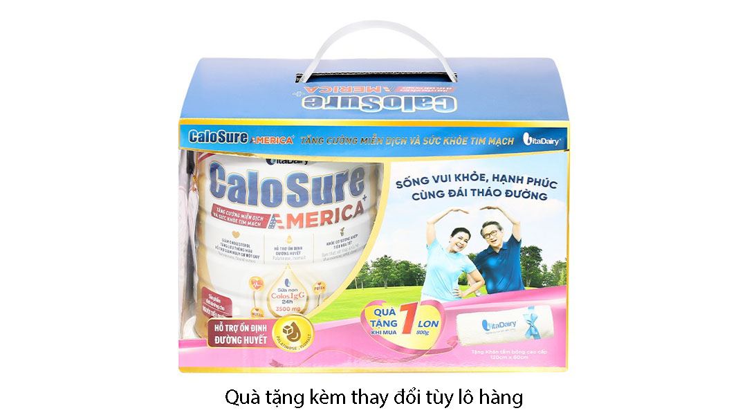 Sữa bột Calosure America+ 800G Dành Cho Người Tiểu Đường