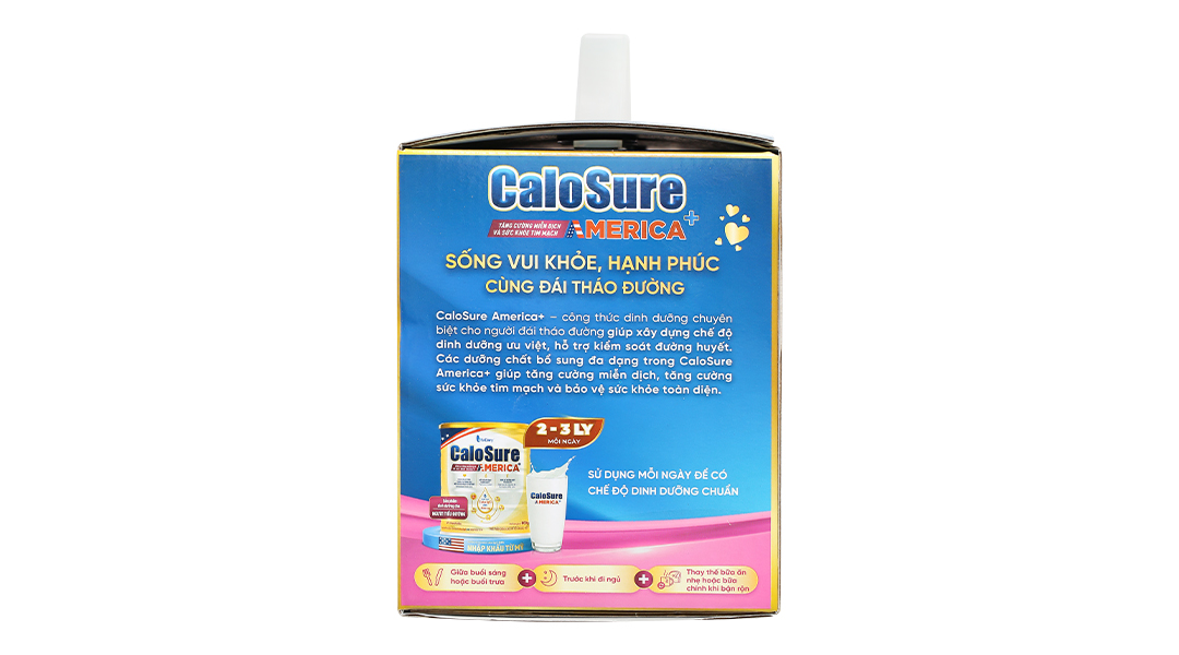 Sữa bột Calosure America+ 800G Dành Cho Người Tiểu Đường