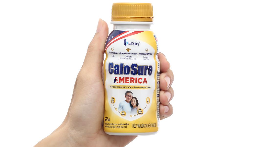 Sữa bột pha sẵn CaloSure America tăng đề kháng, hồi phục sức khỏe