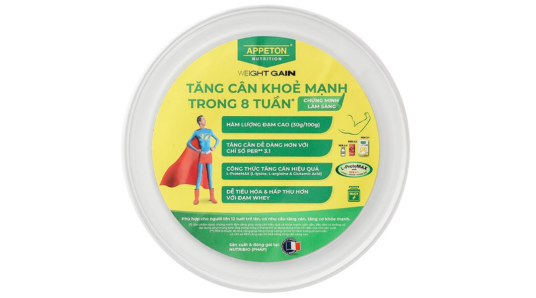 Sữa Bột Appeton Weight Gain Cho Người Lớn Hương Vanilla